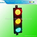 220V 200mm high power solar traffic warning lights 2