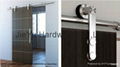 Morden barn style wood sliding door hardware free shipping 1