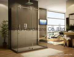 Free shipping barn door hardware SLIDING GLASS SHOWER DOOR HARDWARE