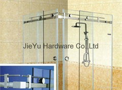 Free shipping barn door hardware SLIDING GLASS SHOWER DOOR HARDWARE