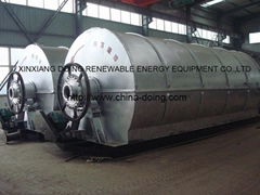 waste tyre refinery machinetires pyrolysis machine