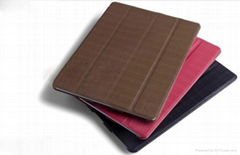 Calfskin Case for iPad2 Only National Style (B2238NC-4)
