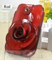 Professional Mobile Phone Cover with Camellia Flower 3