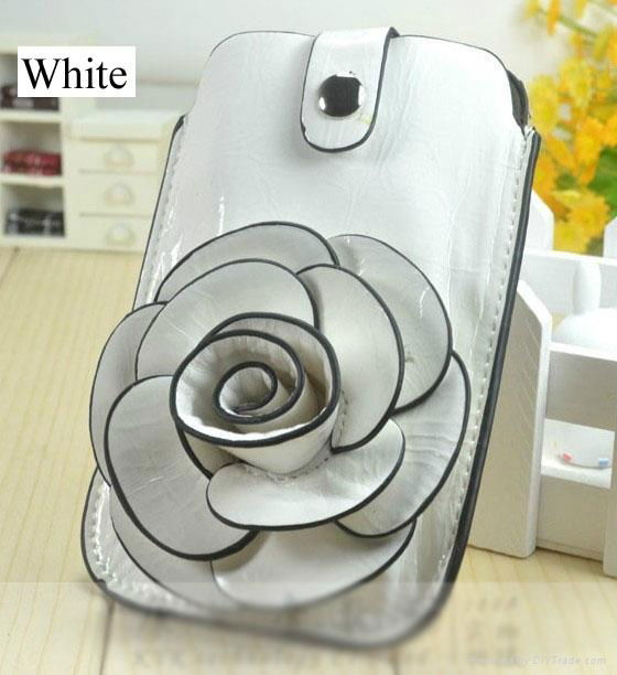Professional Mobile Phone Cover with Camellia Flower 5