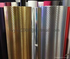 Chrome carbon fiber vinyl