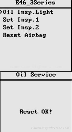 PS150 oil reset tool set 4