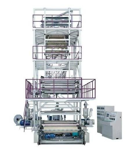 three to five layers co-extrusion film blowing machine