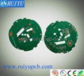 double-sided pcb board with blue mask