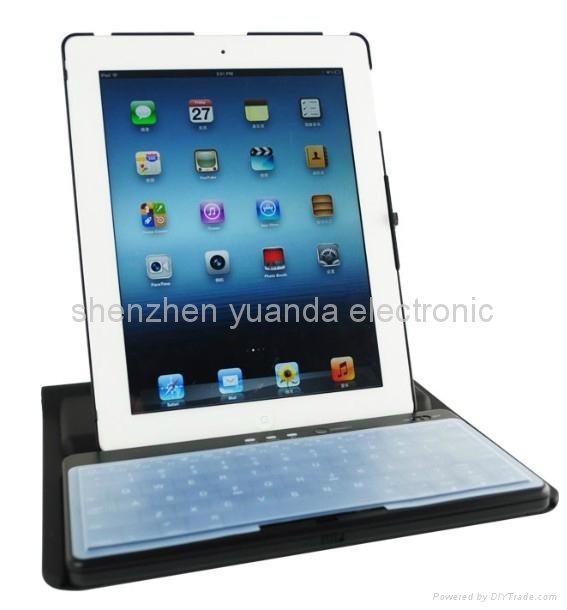 360 Degree Rotating Case for iPad 3 & iPad2 with Wireless Keyboard 2