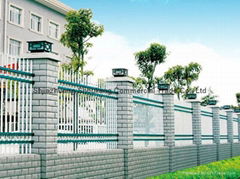 Zinc alloy fence