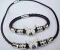 Stainless Steel Necklace and Bracelet Jewelry Sets 1