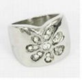 Beautiful Woman Stainless Steel Plating Rings