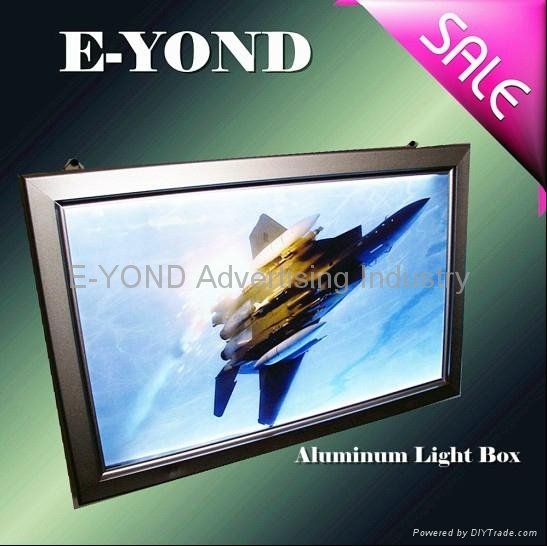 Arcylic aluminum frame LED ultrathin light box snap frame 2