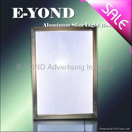 Arcylic aluminum frame LED ultrathin light box snap frame 3