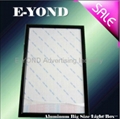 black aluminum frame LED ultrathin slim light box 