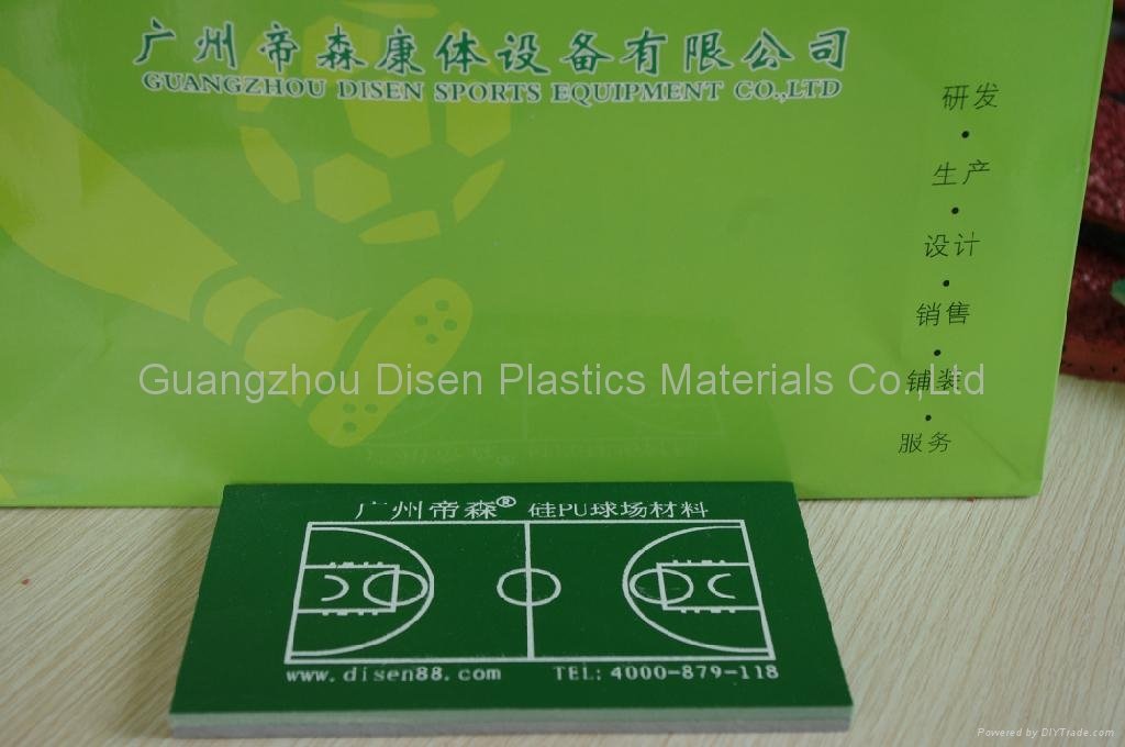 silicon pu sports flooring systems