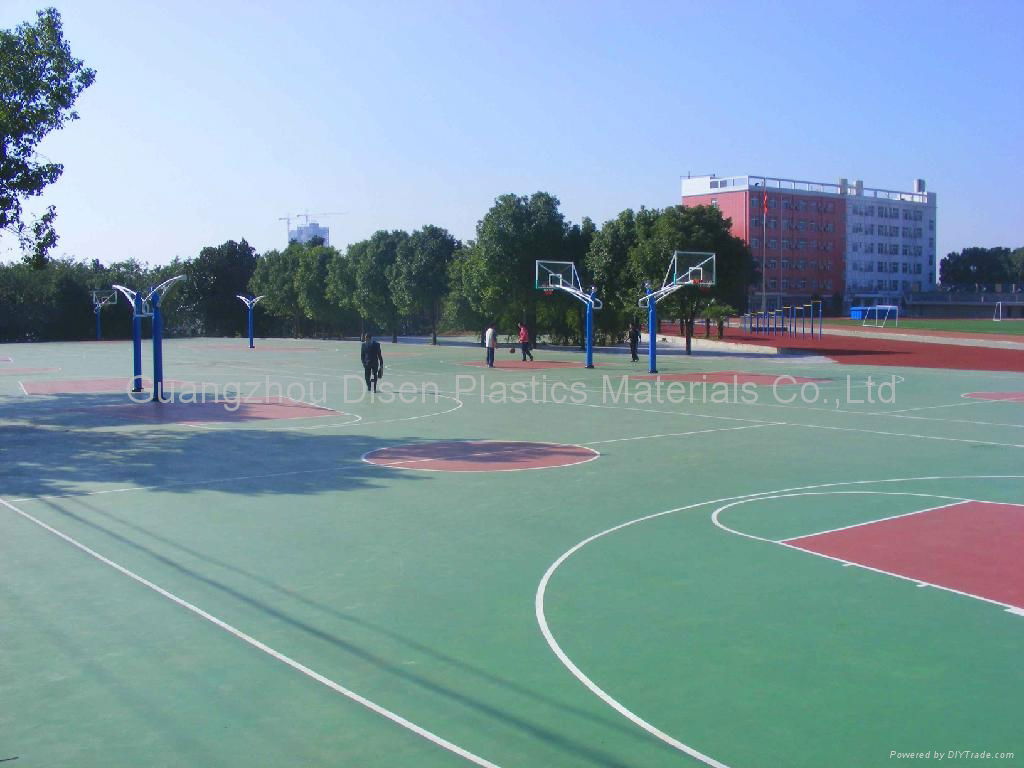 silicon pu sports flooring systems 4
