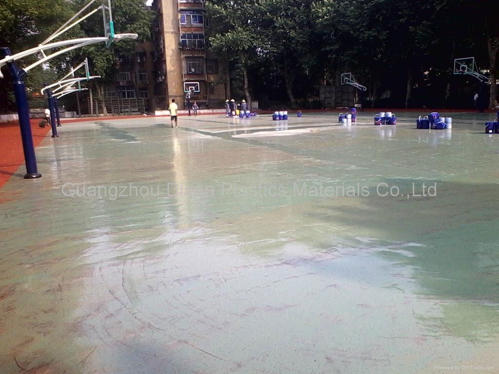 Synthetic PU basketball court floor surface 2