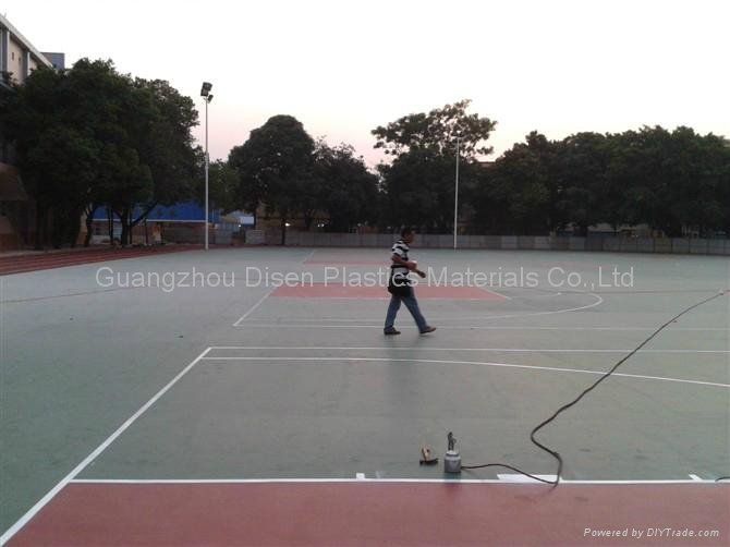 Synthetic PU basketball court floor surface 3