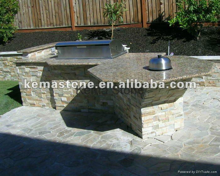 Granite Outdoor Kitchen Counter Top BBQ 3