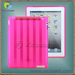 TPU tablet case for ipad2 and new ipad