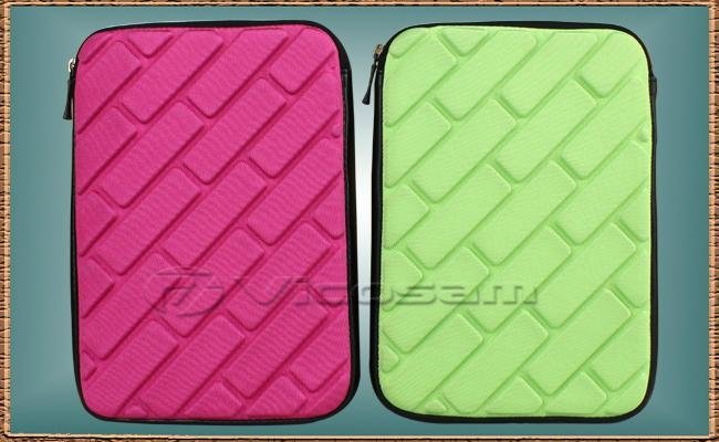 shining colorfull lycra EVA case for new ipad 2