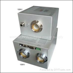 Dual output X ray tube high-voltage power supply