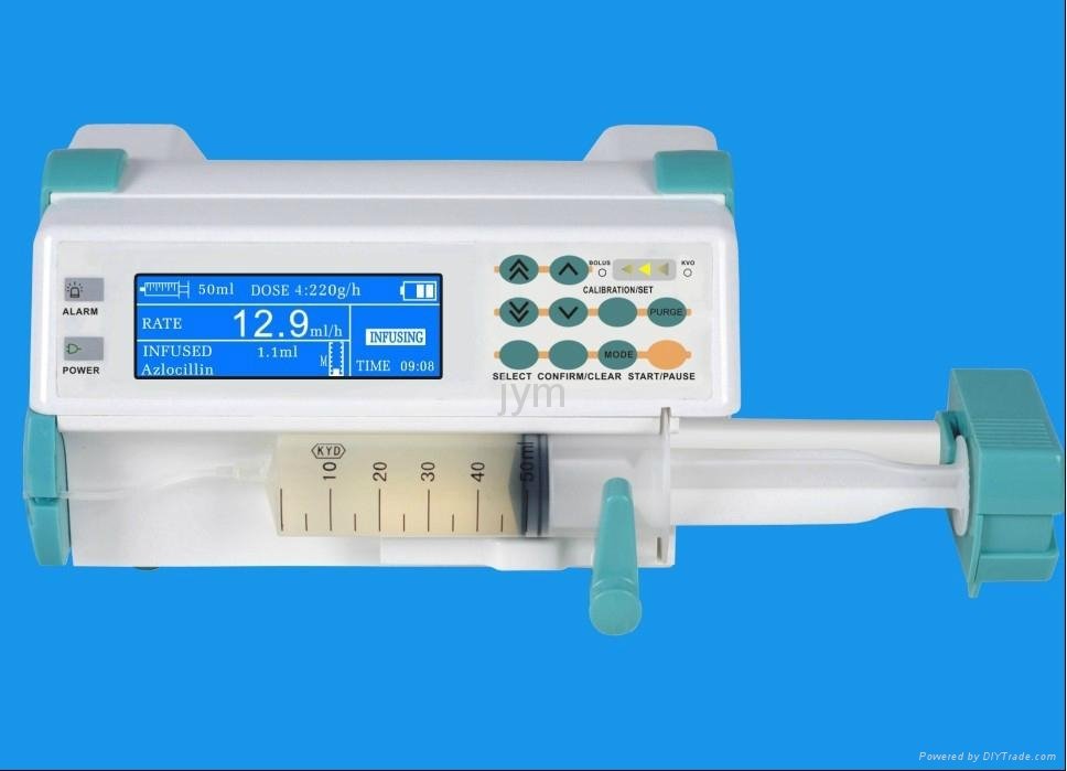 Multi Channel Syringe Pump with Drug Library