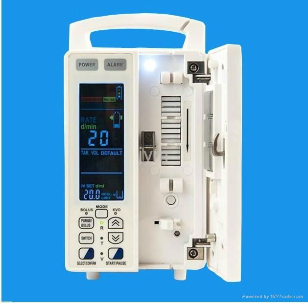 peristaltic iv infusion pump with Large LCD display