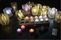 Rechargeable candle set for 12