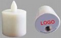 Rechargeable candle set for 3 3