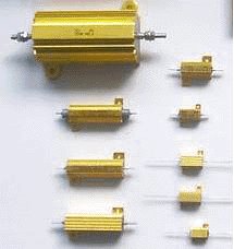 金黄色铝外壳功率型电阻RX24 2