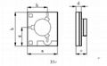 X Band  90°microstrip isolator 1