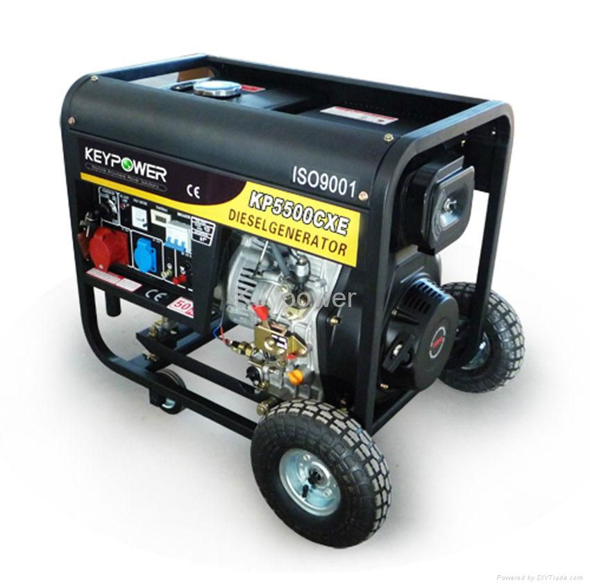 5KVA silent type gasoline power generator for home use 2