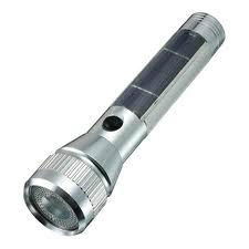 Solar LED flashlight