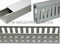 CE UL PVC slotted and solid wiring ducts, open and closed wiring ducts 1