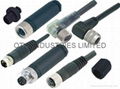 M8 M12 circular sensor connectors Electrical circular connectors M8 panel mounts 1