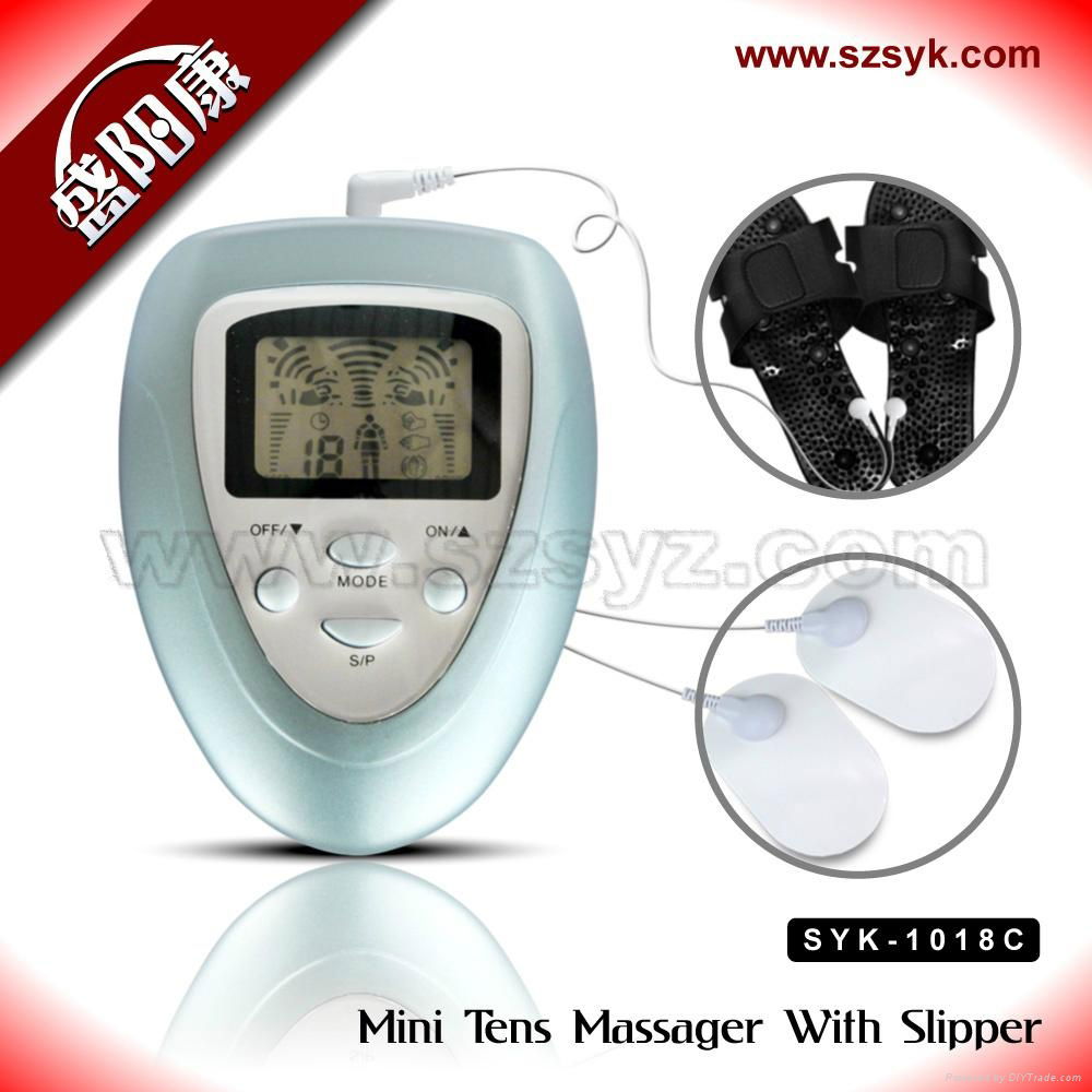 digital tens massager with slipper