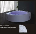 Corner Massage Tub