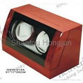 Glossy wooden auto watch winder box