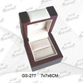 Fashion Glossy wooden ring box