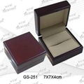Glossy wooden jewellery box