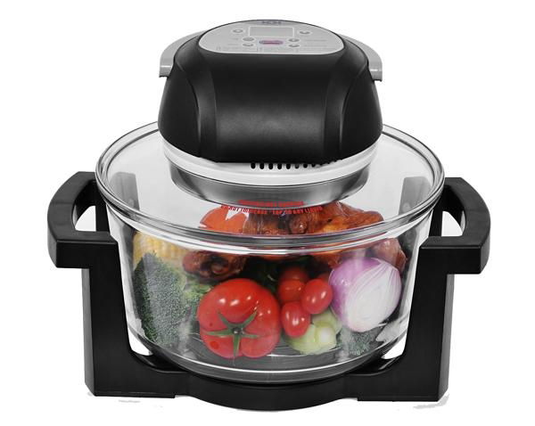 12L Digital Infrared Halogen Oven KM-806B with glass bowl 2