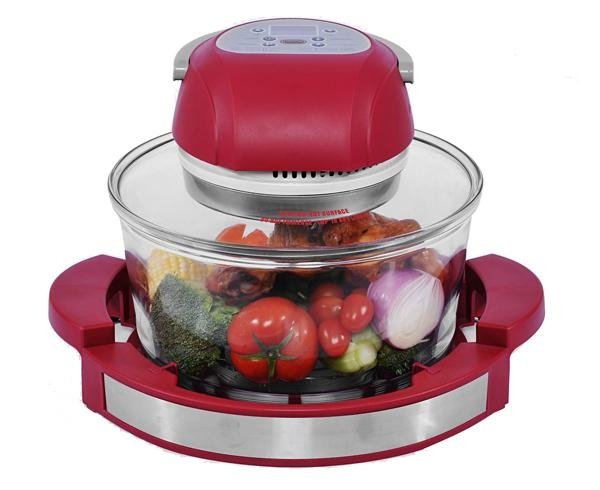 12L Digital Infrared Halogen Oven KM-806B with glass bowl 3