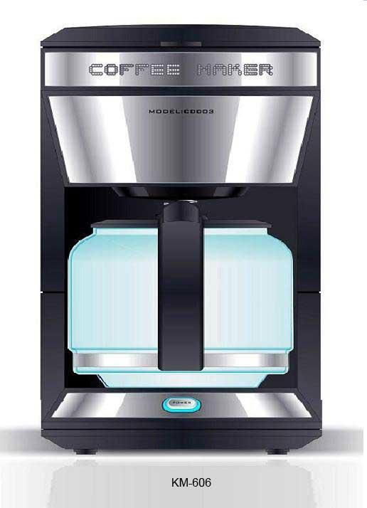 1.5L(10-12cup) Drip Coffee Machine with Glass Jar (New Arrival) KM-606 2