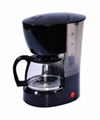 0.7L(4-6cup) Drip Coffee Maker with glass jar KM-601 5