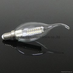 led clear long tail bulb