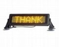 12V Mini LED car moving message scrolling sign display