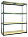 Rivet boltless shelving