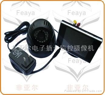 TF  SD卡索尼芯片插卡监控摄录一体机 4